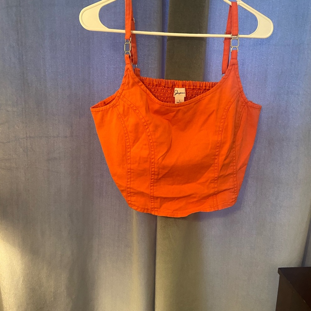 Orange Crop Tank Top - Unbranded